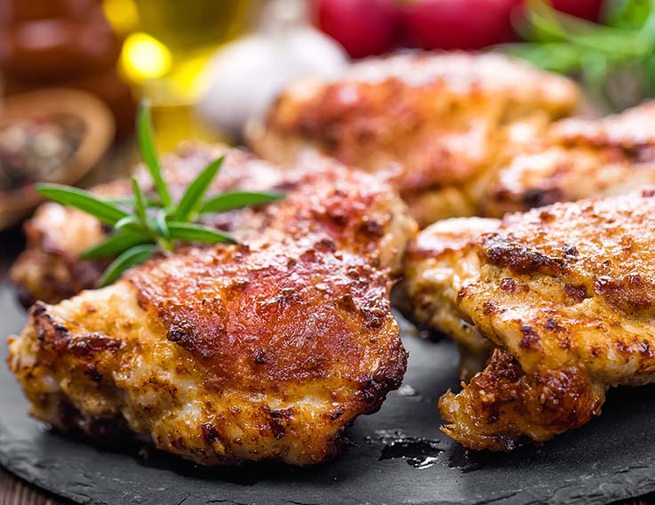 picture of baked and grilled chicken
