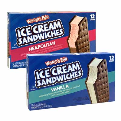 Ice Cream Sandwiches at Save A Lot Discount Grocery Stores
