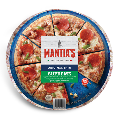Mantia's Original Thin Supreme Pizza at Save A Lot Discount Grocery Stores