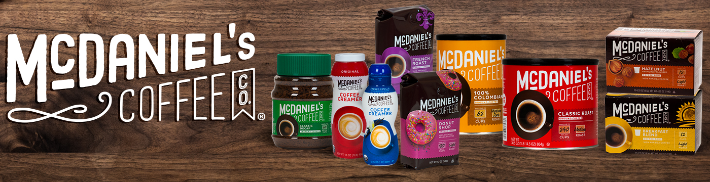 McDaniel's Coffee Products at Save A Lot Discount Grocery Stores