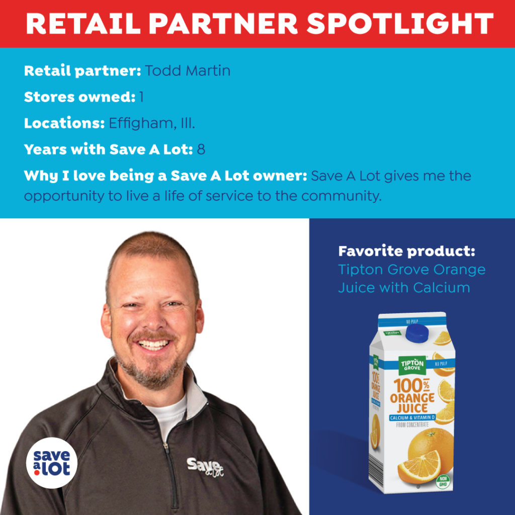 Todd Martin featured Save A Lot Partner
