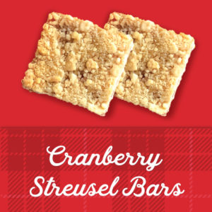 Cranberry Streusel Bars