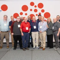 From left to right is: Fred Boehler, Save A Lot CEO, Houchens Food Group team, Carrol Cheatwood, Save A Lot Area Business Partner, Glenn Dickson, Save A Lot Regional Director, Bill Mayo, Chief Operating Officer, Mark Kotcher, Senior Vice President of Sales and Operations