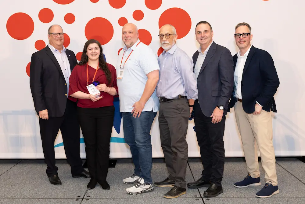 From left to right is: Fred Boehler, Save A Lot CEO, Selena Salas, Manager of the Year, Shannon McPherson, Save A Lot Retail Partner, Kelly Lemos, Save A Lot Regional Director, Bill Mayo, Chief Operating Officer, Mark Kotcher, Senior Vice President of Sales and Operations