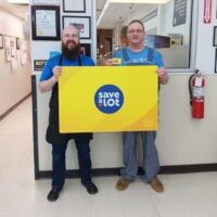 L to R: Store Manager Daniel and Freddie Davis, Winner, Lexington, TN