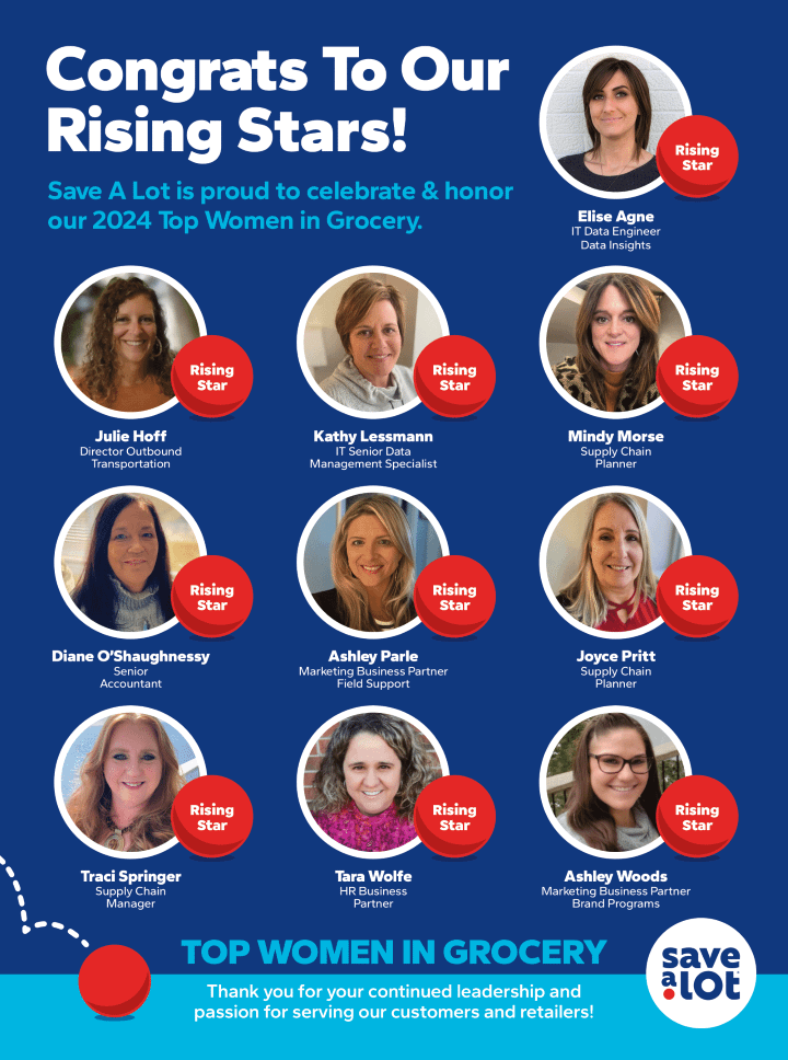 Ten Save A Lot Team Members Named as Top Women in Grocery for 2024