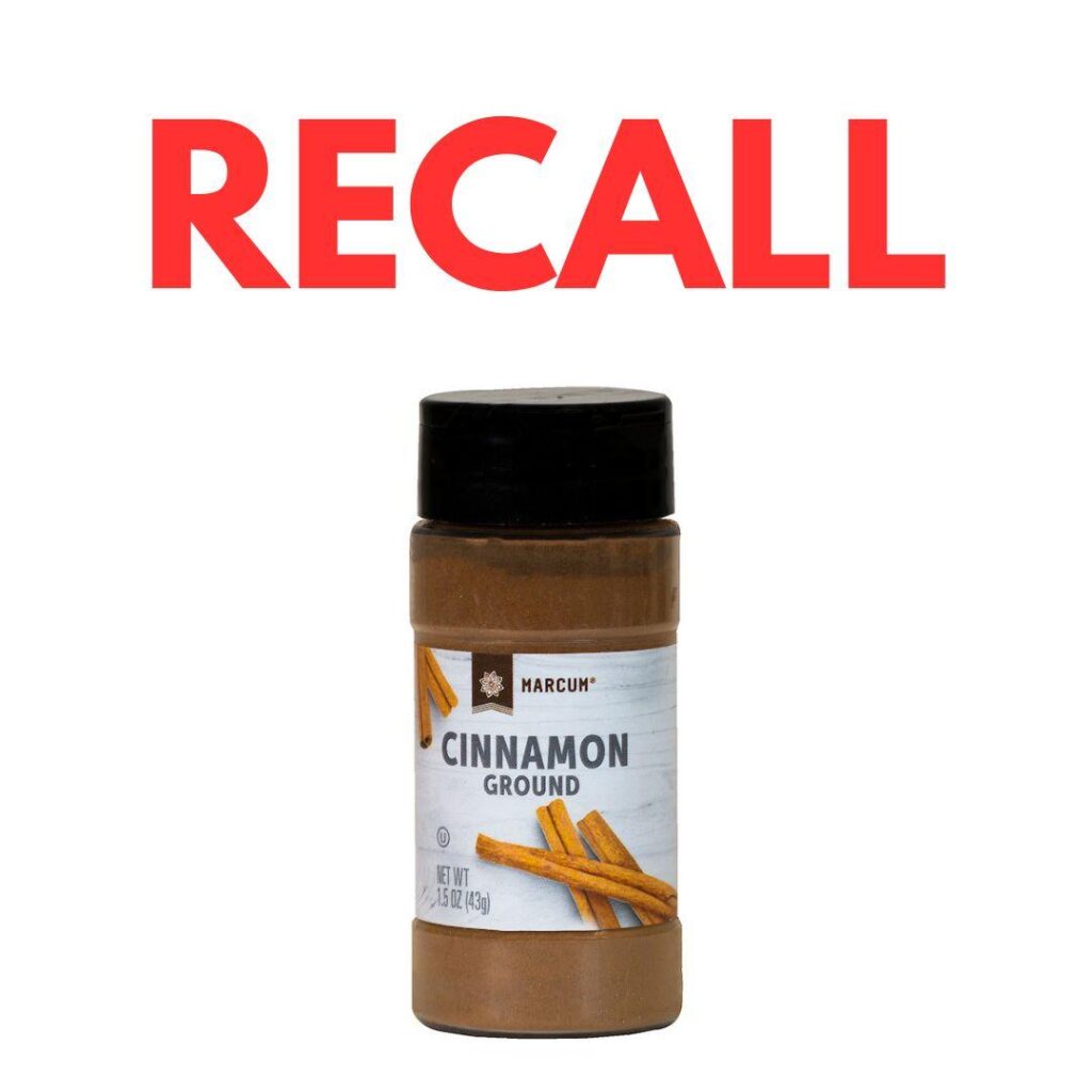 Marcum Ground Cinnamon 1.5 oz recall