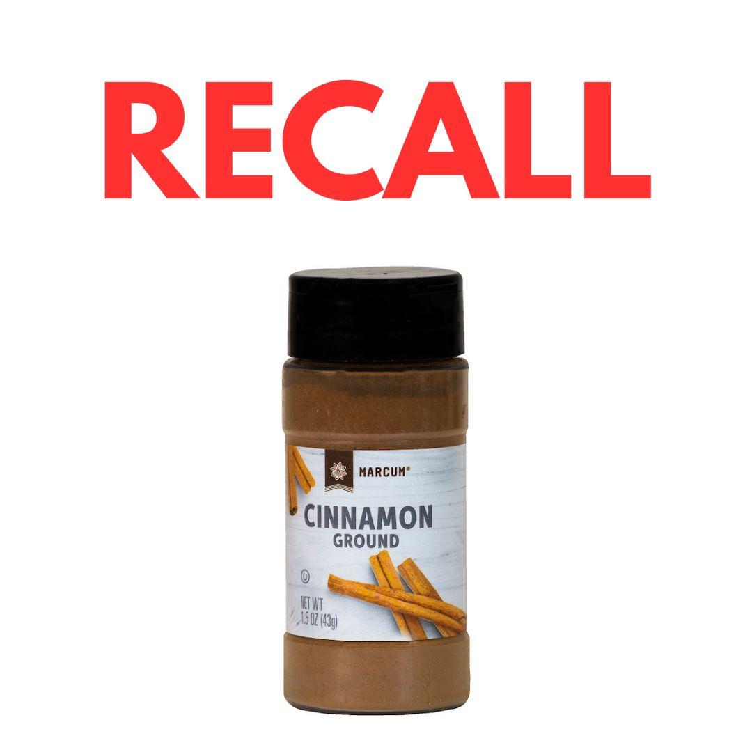 Marcum Ground Cinnamon 1.5 oz recall