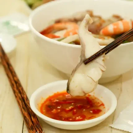 Fermented fish sauce closeup