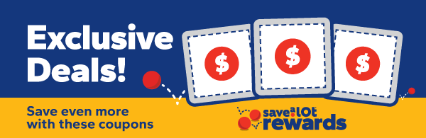 Exclusive Deals, save even more with these coupons - Save A Lot Rewards