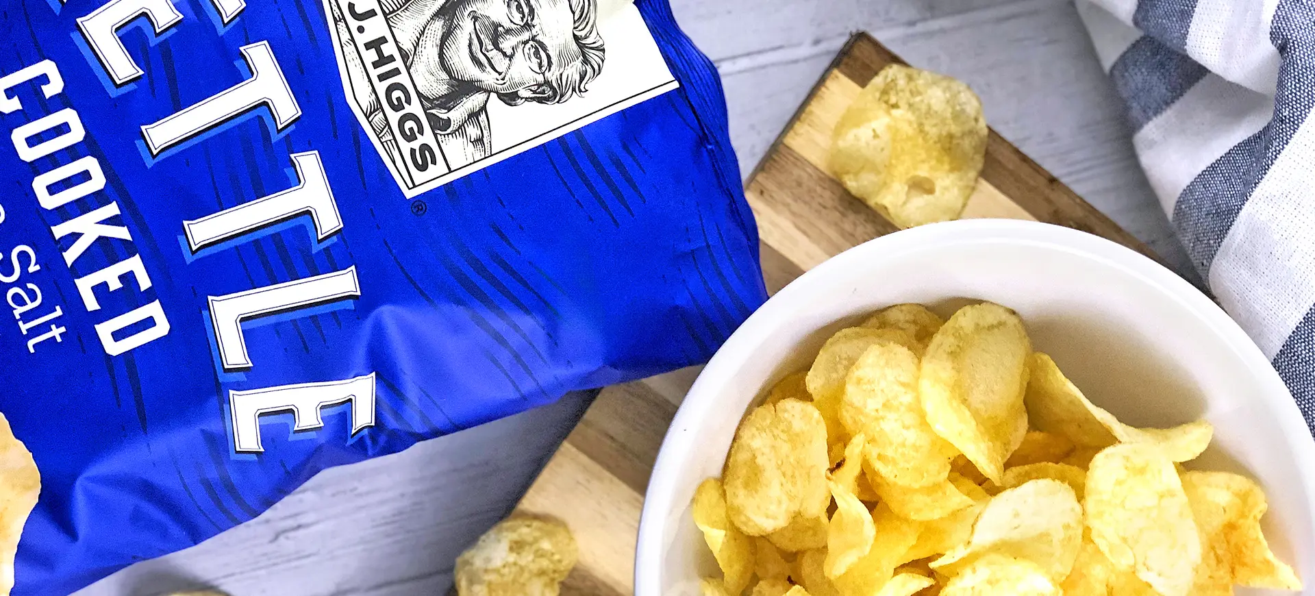 J. Higgs Kettle Cooked Sea Salt Potato Chips at Save A Lot