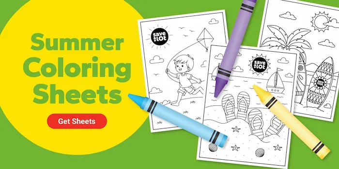 Save A Lot Summer Coloring Sheets