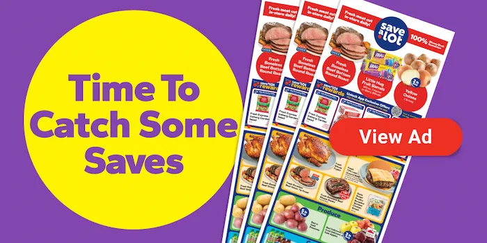 Time to Catch Some Saves - Save A Lot coupon ad