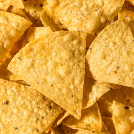 Tortilla chips closeup