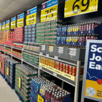 Aisle of Battle Creek Save A Lot