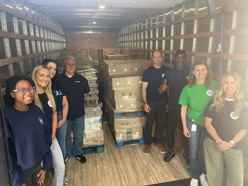 Save A Lot and Leevers Supermarkets makes donation to St. Louis tornado effort