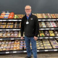 Scott Reynolds, store manager at Dowignac, MI Save A Lot store.