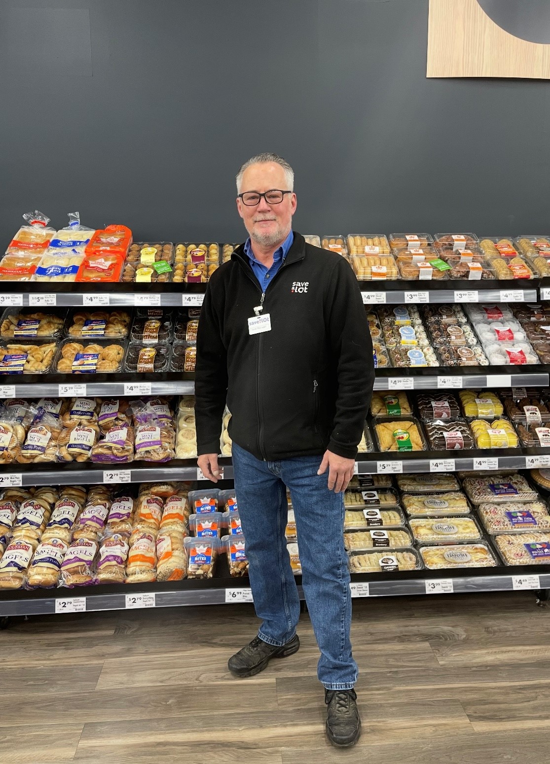 Scott Reynolds, store manager at Dowignac, MI Save A Lot store.