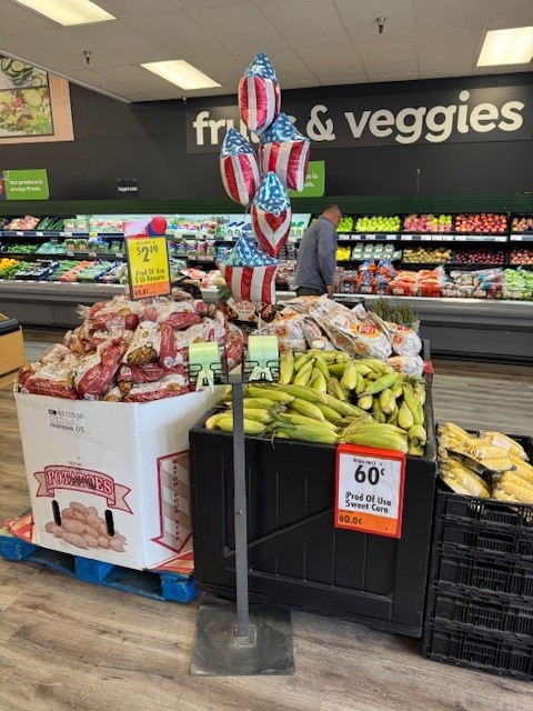 Tupper Lake Save A Lot produce area
