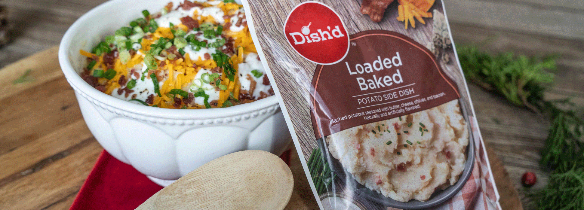 Dish'd Loaded Baked Potato Side Dish