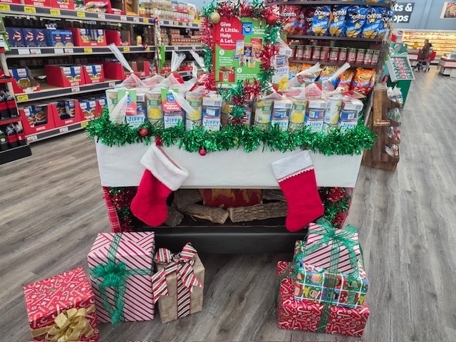 Canton, NY store goes all out in with their festive display. 