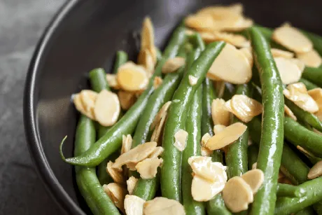 Green Bean Almondine recipe using FairHill Farms green beans