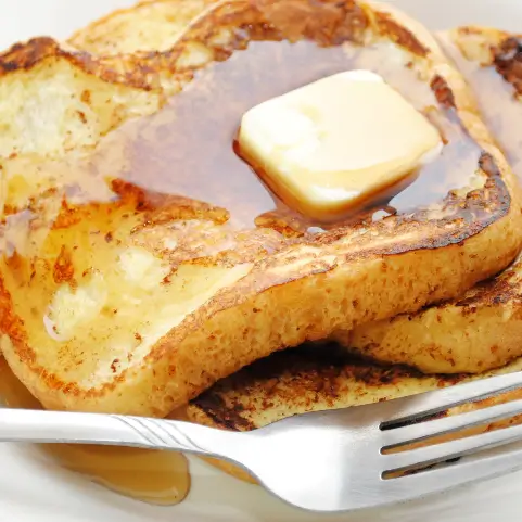 Fantastic French Toast topped with Coburn Farms butter