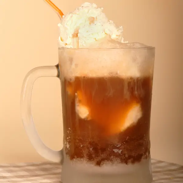Root Beer Float made with World’s Fair Vanilla Ice Cream