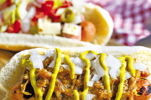 Carolina BBQ Style Hot Dog