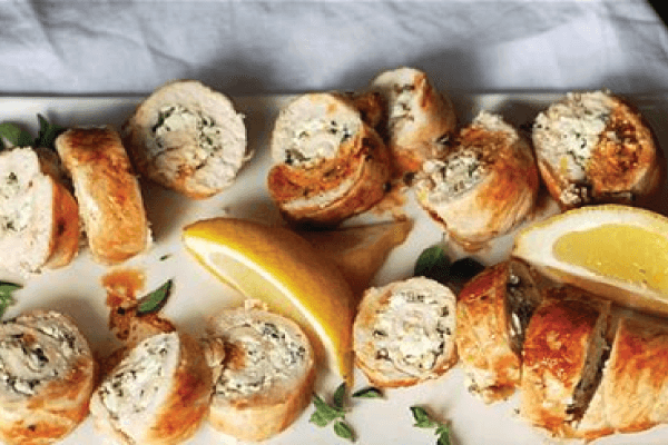 Chicken Florentine Roulade