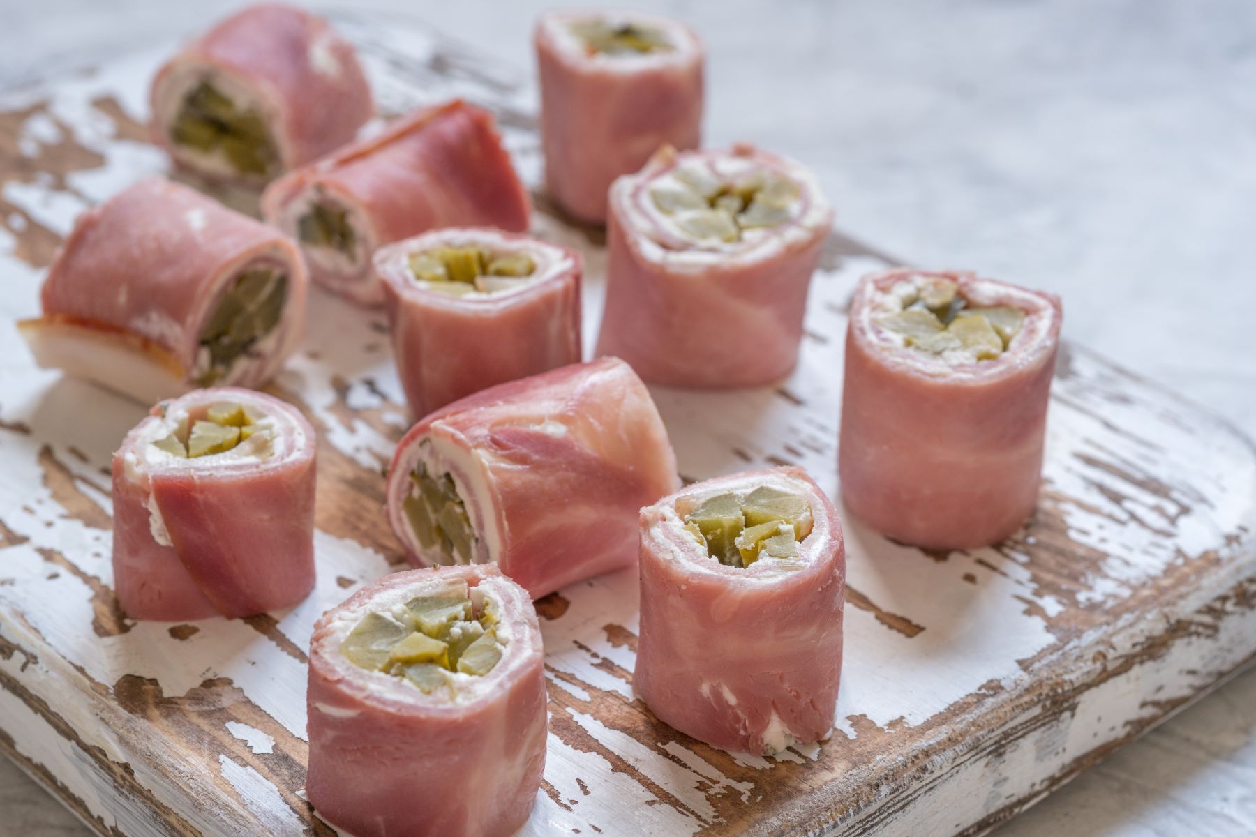 Cream Cheese Pickle Wraps