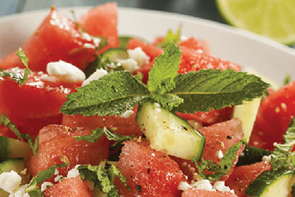 Cucumber Watermelon Salad
