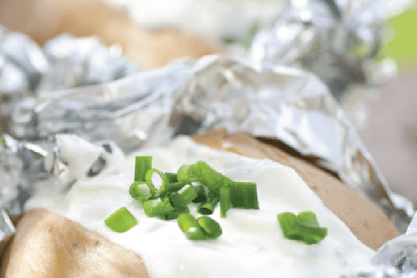 Grilled Baked Potato