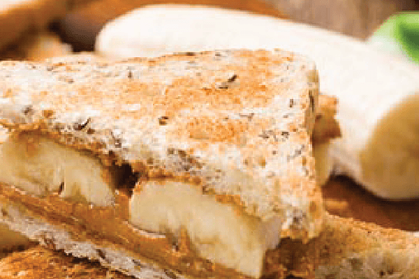 Grilled Peanut Butter & Banana Sandwich