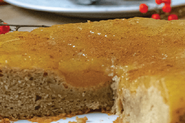Spiced Apple Upside Down Cake