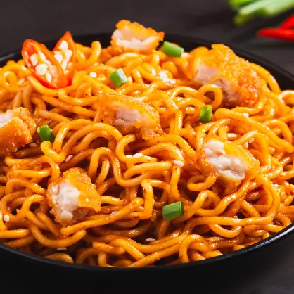 Stir Fry made with Jade Dragon General Tso's Chicken