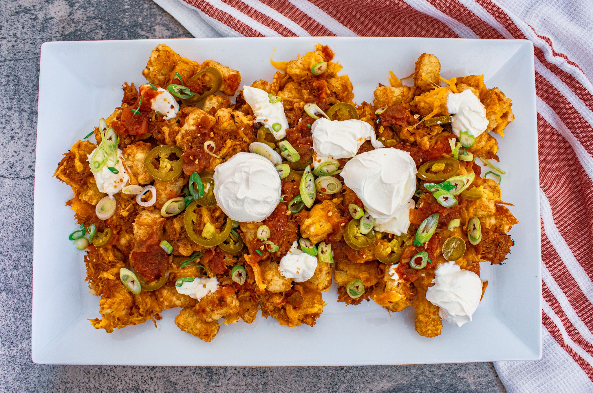 Tater Tot Loaded Nachos “Totchos”