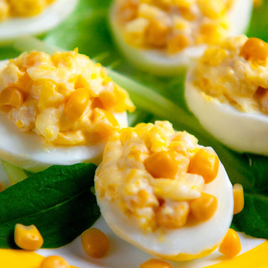 Street Corn Deviled Eggs